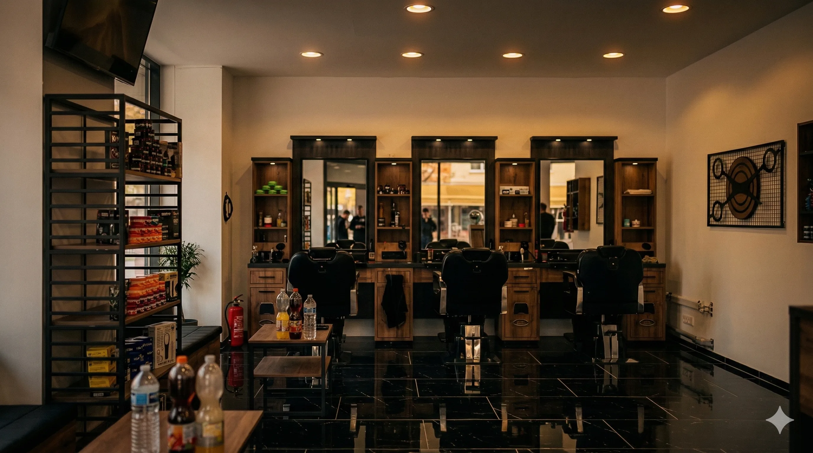 Pasha Barbershop Interior